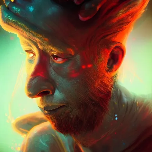 Image similar to A beautiful portrait of huggy-wuggy from poppy playtime video game, fullbody, ultra high detailed, glowing lights, oil painting, Greg Rutkowski, Charlie Bowater, Beeple, unreal 5, DAZ, hyperrealistic, octane render, RPG portrait, dynamic lighting, fantasy art, beautiful face