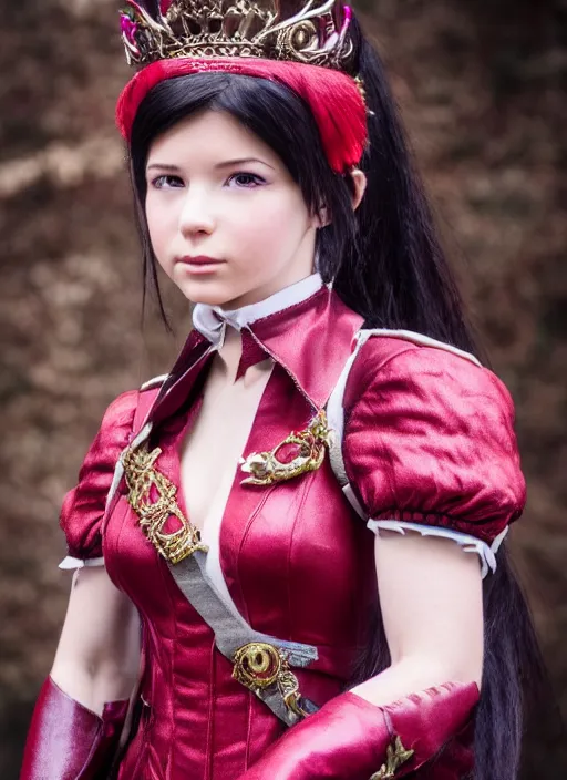 Image similar to a full portrait photo of real - life princess garnet final fantasy, f / 2 2, 3 5 mm, 2 7 0 0 k, lighting, perfect faces, award winning photography.