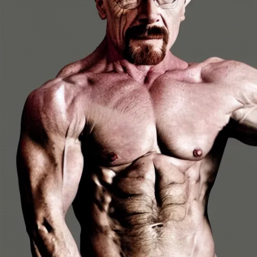 Image similar to ripped walter white