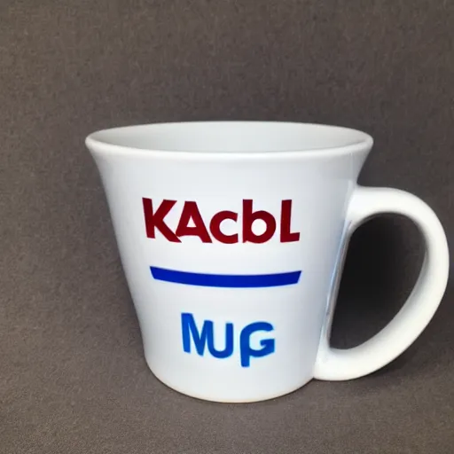 Prompt: Kaggle mug