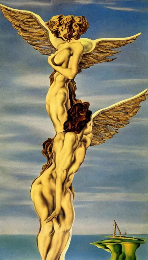 Image similar to Healing Angel by Salvador Dali