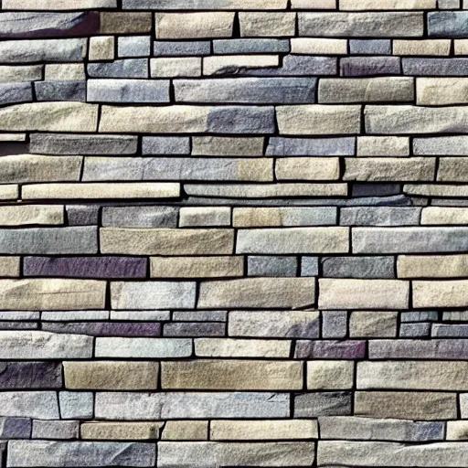 Image similar to a painterly stylized stone cladding texture