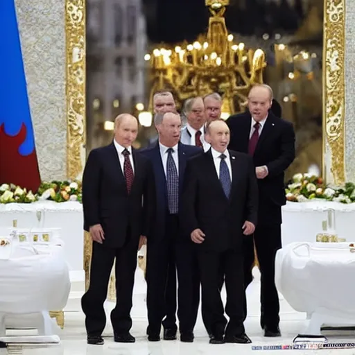 Prompt: Putin is dead and everyone is happy, award winning photo