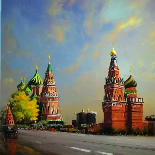 Prompt: aivozovsky paint oil moscow