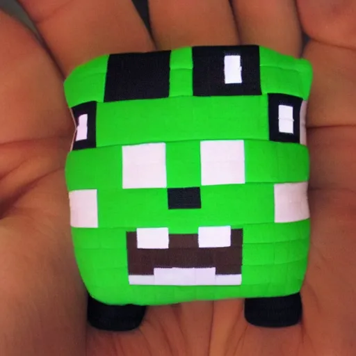 Image similar to squishmallow of a minecraft zombie, squishmallow, cute, plushie, soft, colorful, 4 k, detailed