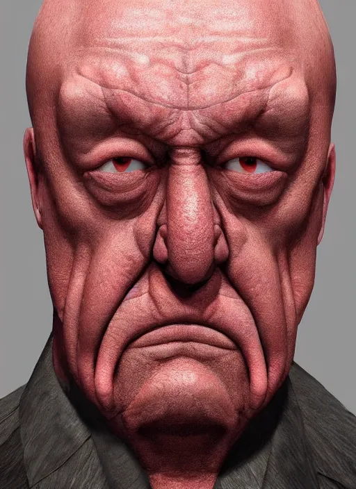 Image similar to 3 0 0 0 ( dr. john a. zoidberg ), portrait photography feroflex photorealistic studio lighting ektachrome detailed intricate face details, ultradetails, beautiful face, realistic shaded perfect face, extremely fine details, artstation