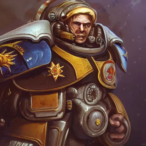 Image similar to Space Marine, closeup character art by Neil Roberts, Marc Lee, Vladimir Krisetskiy, digital art, trending on artstation