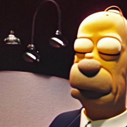 Image similar to The real Homer Simpson in the flesh. Human.