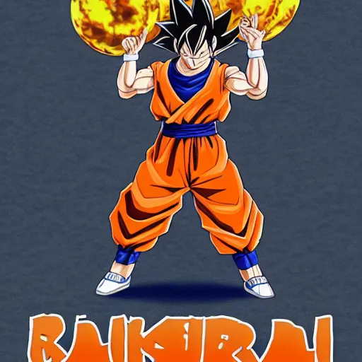 Image similar to ballin goku