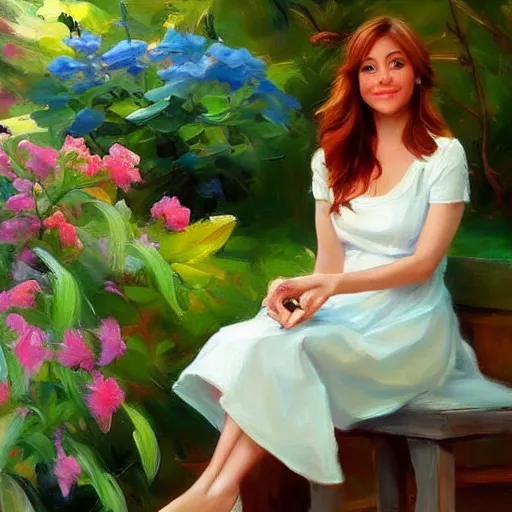 Lily Aldrin Painting By Vladimir Volegov Stable Diffusion Openart