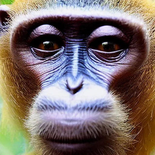 Image similar to elon musk as a monkey