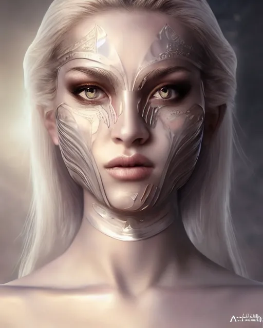 Prompt: a beautiful warrior woman, photo, ultra detail, photoreal, professionally retouched, soft moonlight lighting, shiny plastic armor, realistic, smooth face, goddess, luscious lips, perfect eyes, wide angle, sharp focus on eyes, 8 k high definition, insanely detailed, intricate, elegant, art by artgerm and wlop