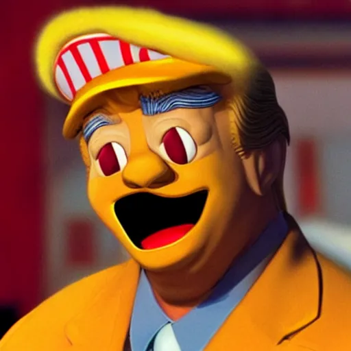 Prompt: A still of Donald Trump in Fat albert (2004),realistic,detailed,close up