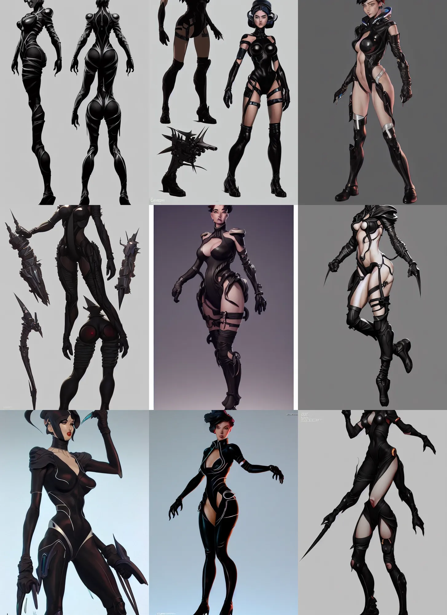 Prompt: cartoon character design by artgerm, cushart krenz, zeronis, donato giancola and greg rutkowski. sci - fi weapon. black tape project show attctive showgirl!! full body with future head set!! sharp edge. ultra clear detailed. contour light effect!! 8 k. stage light. octane render.