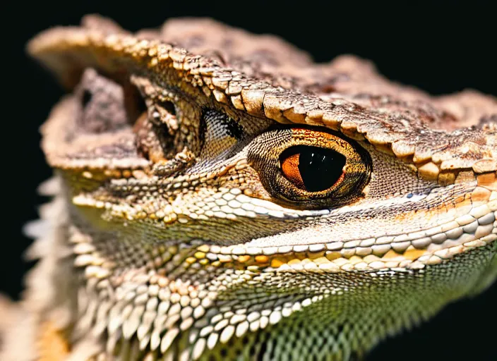 Image similar to dslr portrait still of a bearded dragon wearing a tophat, 8 k 8 5 mm f 1. 4