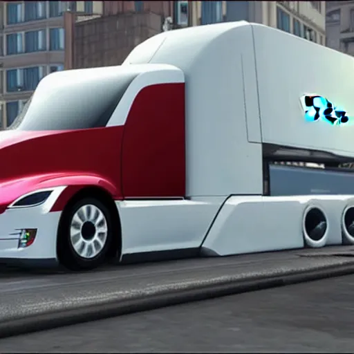 Image similar to tesla cybertruck in grand theft auto