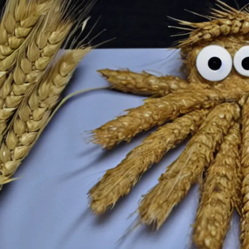 Image similar to a monster made of vital wheat gluten