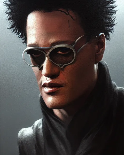 Image similar to portrait of morpheus from the sandman, ultra realistic, epic, highly detailed, hd, sharp focus, cinematic lighting, realistic, vivid colors, dreary, morose, matt painting, digital art, non blurry, sharp, artstation, concept art, smooth, illustration