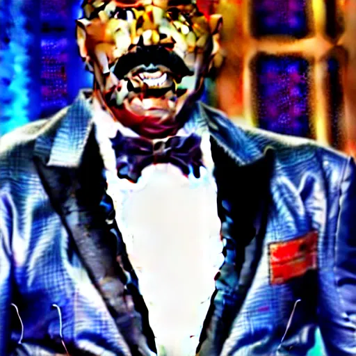 Image similar to steve harvey being spider - man.