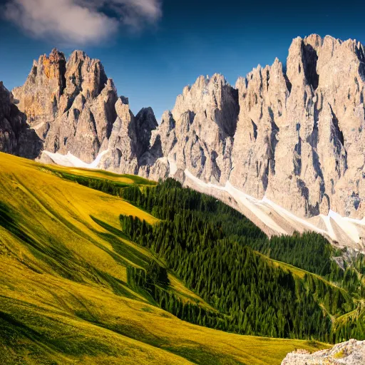 Image similar to the golden cup of dolomites