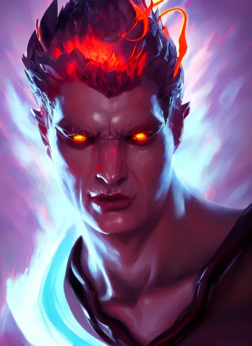 Prompt: the god hades, hellish, portrait, sharp focus, digital art, concept art, dynamic lighting, subsurface scattering, photoreal, trending on artstation, by emylie boivin, artgerm and rossdraws