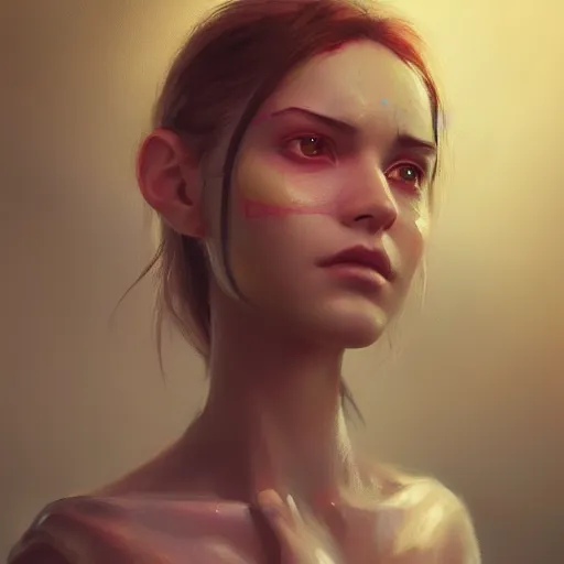 Image similar to a beautiful portrait of a female huggy wuggy from poppy playtime video game, oil painting, Greg Rutkowski, Charlie Bowater, Beeple, unreal 5, DAZ, hyperrealistic, octane render, RPG portrait, dynamic lighting, fantasy art, beautiful face