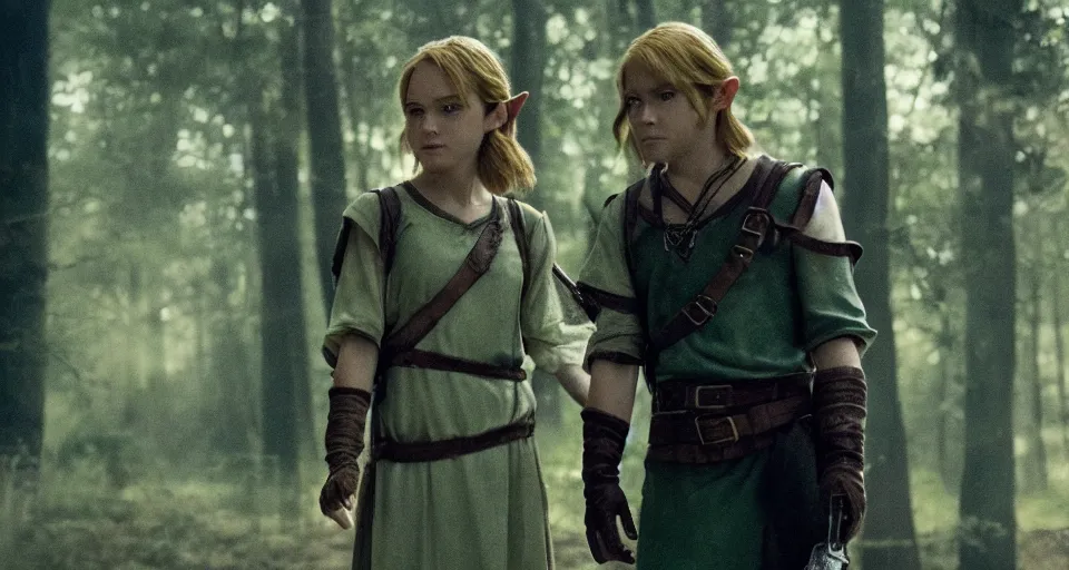 film still of the Legend of Zelda movie directed by, Stable Diffusion
