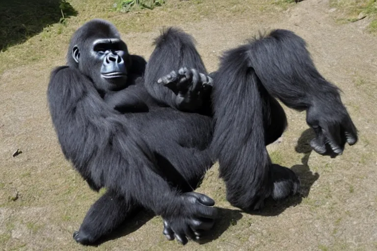 Image similar to contortionist gorilla