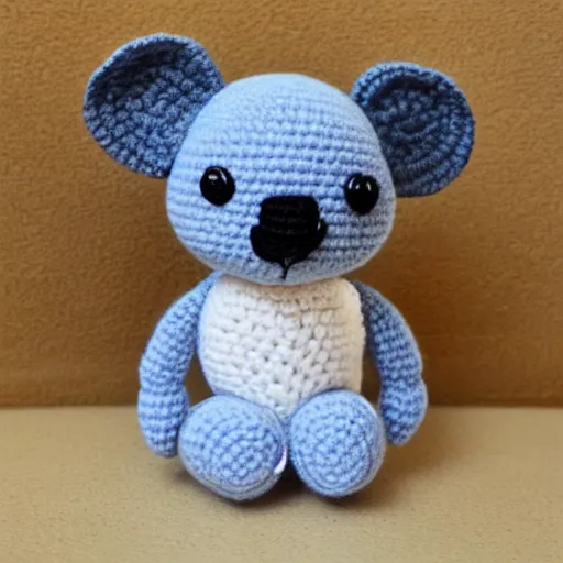 Image similar to a koala amigurumi