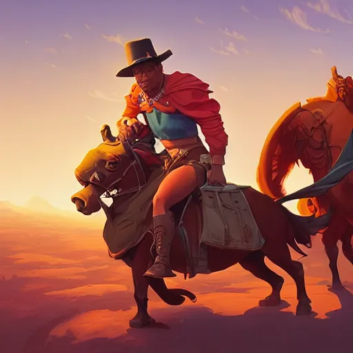 Image similar to hero world blazing saddles, behance hd by jesper ejsing, by rhads, makoto shinkai and lois van baarle, ilya kuvshinov, rossdraws global illumination