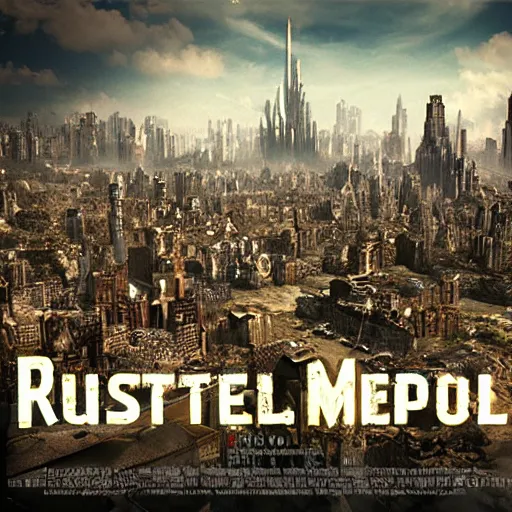 Image similar to ruined metropolis