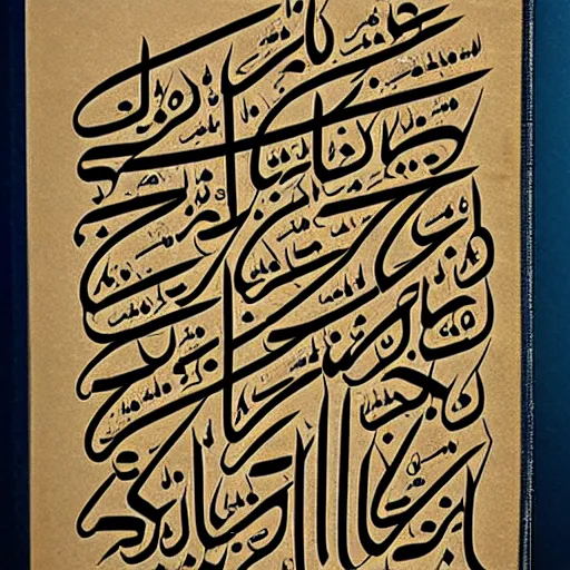 Prompt: Persian Calligraphy of the text سلام