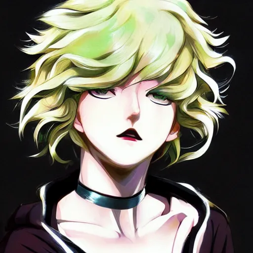 Prompt: tatsumaki from one punch man wearing a jacket, trending on artstation, light and shadow effects, intricate, highly detailed, digital painting, art station, concept art, smooth, sharp focus, illustration, advanced digital anime art, atmospheric lighting, detailed face, by wlop ilya kuvshinov krenz cushart