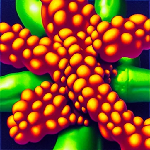 Image similar to spicey jalapeno by shusei nagaoka, kaws, david rudnick, airbrush on canvas, pastell colours, cell shaded, 8 k