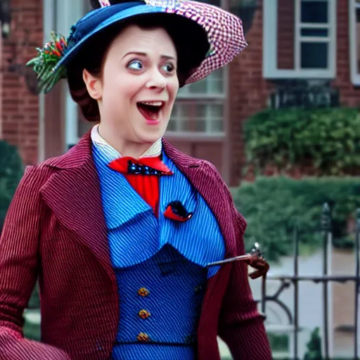 Prompt: rachel bloom as mary poppins violently shaking a crying baby, ultra detailed, 8 k resolution, ultrarealistic