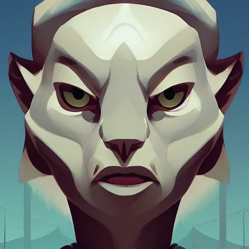 Image similar to face icon stylized minimalist gargoyles, loftis, cory behance hd by jesper ejsing, by rhads, makoto shinkai and lois van baarle, ilya kuvshinov, rossdraws global illumination