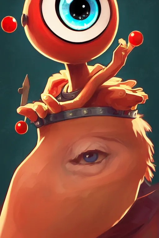 Prompt: anthropomorphic gumball as a D&D character with googly eyes, fantasy, portrait, sharp focus, intricate, elegant, digital painting, artstation, matte, highly detailed, concept art, illustration, ambient lighting, art by ilya kuvshinov, artgerm, Alphonse mucha, and Greg Rutkowski