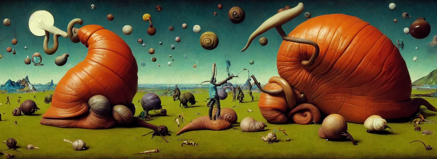 Prompt: surreal colorful clay artstation snail concept art anatomy, action pose, very coherent and colorful high contrast masterpiece by norman rockwell franz sedlacek hieronymus bosch dean ellis simon stalenhag rene magritte gediminas pranckevicius, dark shadows, sunny day, hard lighting, reference sheet white! background