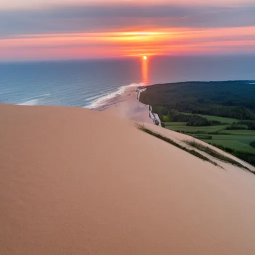 Image similar to watching the sun go down at the dune du pilatus in France