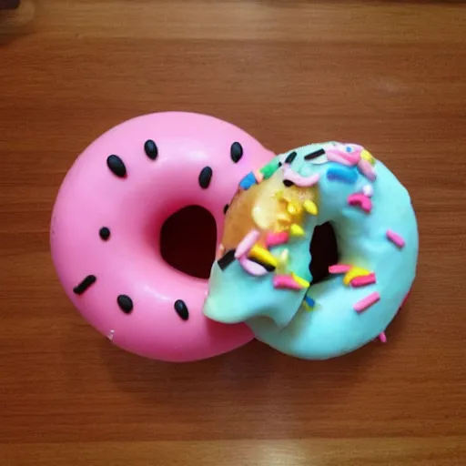 Image similar to kawaii donuts made out of water