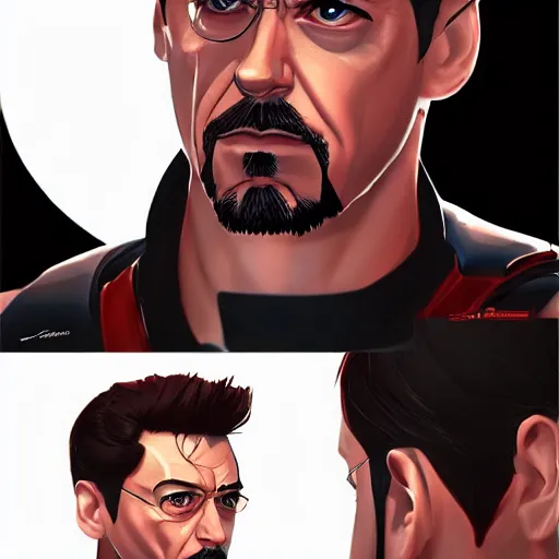 concept art of tony stark, vector art, by cristiano | Stable Diffusion ...