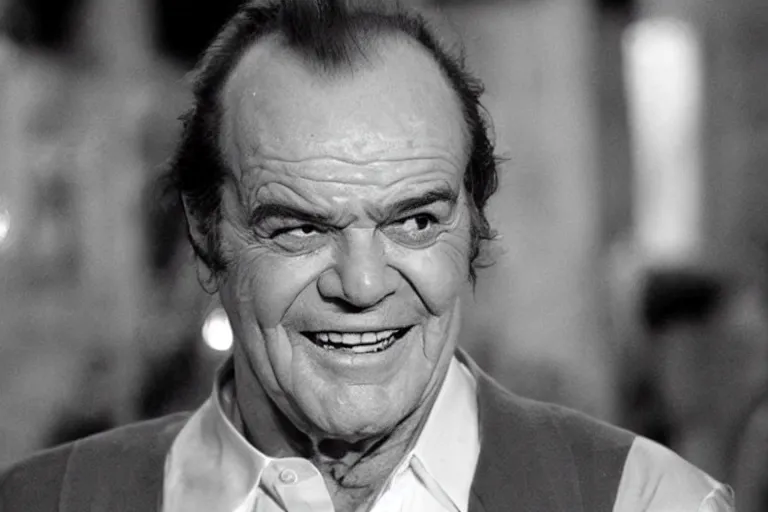 Prompt: Jack Nicholson Happy Meal