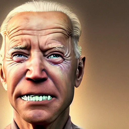 Prompt: hyperrealistic mixed media high resolution painting of Joe Biden Gollum from Lord of the Rings, stunning 3d render inspired art by Jamie Salmon and István Sándorfi and Unreal Engine and Greg Rutkowski, perfect facial symmetry, realistic flesh, dim volumetric lighting, 8k octane beautifully detailed render, full body shot, post-processing, extremely hyper-detailed, intricate, epic composition, highly detailed attributes, highly detailed atmosphere, cinematic lighting, masterpiece, trending on artstation, very very detailed, masterpiece, stunning, flawless completion, lifelike texture, perfection,