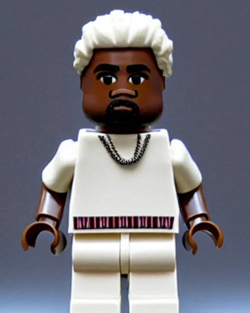 Prompt: Kanye West as a Lego figure