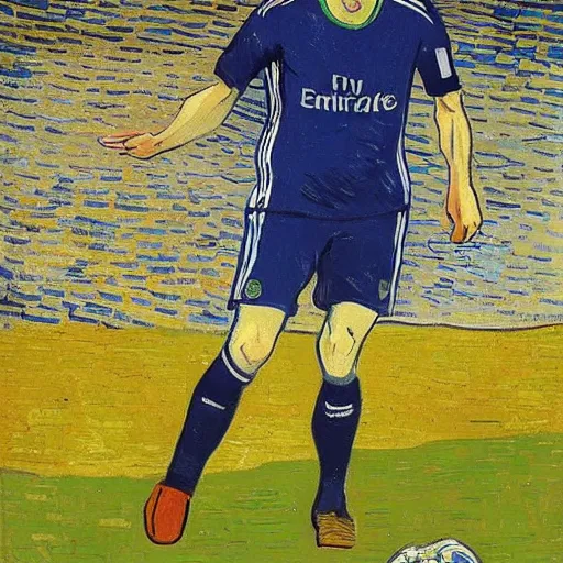 Image similar to benzema by van gogh