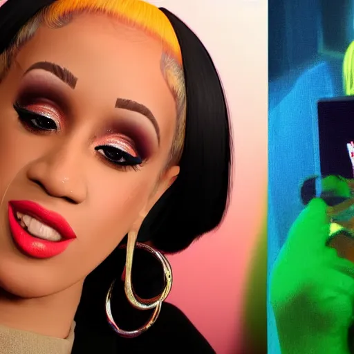 Prompt: cardi b as a professor, ultra realistic, beautiful, 8 k resolution