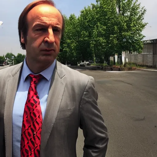 Image similar to saul goodman in serbia