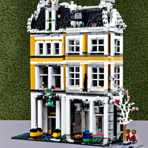 Prompt: lego house