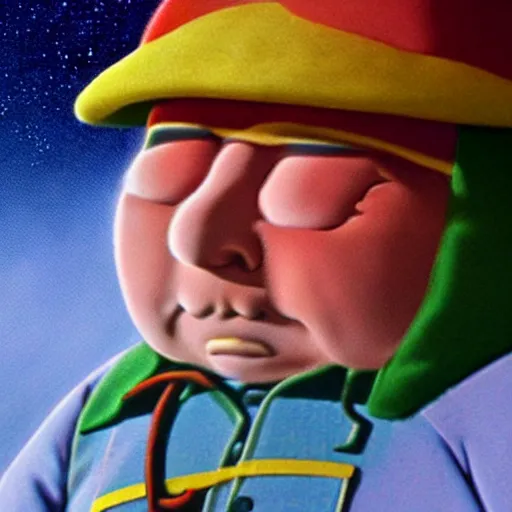 Prompt: cartman, david a. hardy, extreme detail, ultra hd, super - resolution