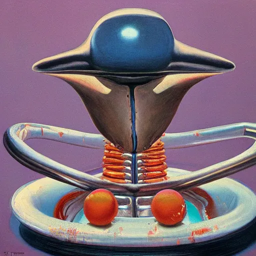 Image similar to alien by wayne thiebaud